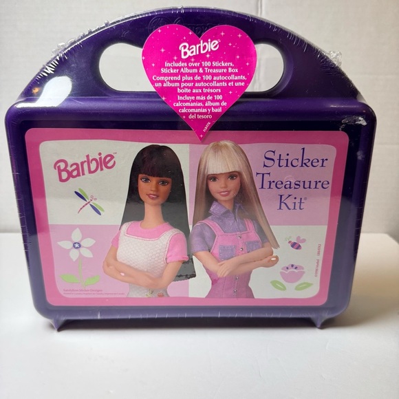 Vintage 1998 Sandylion Barbie Sticker Treasure Kit BATK2 Barbie Springtime - Picture 1 of 6